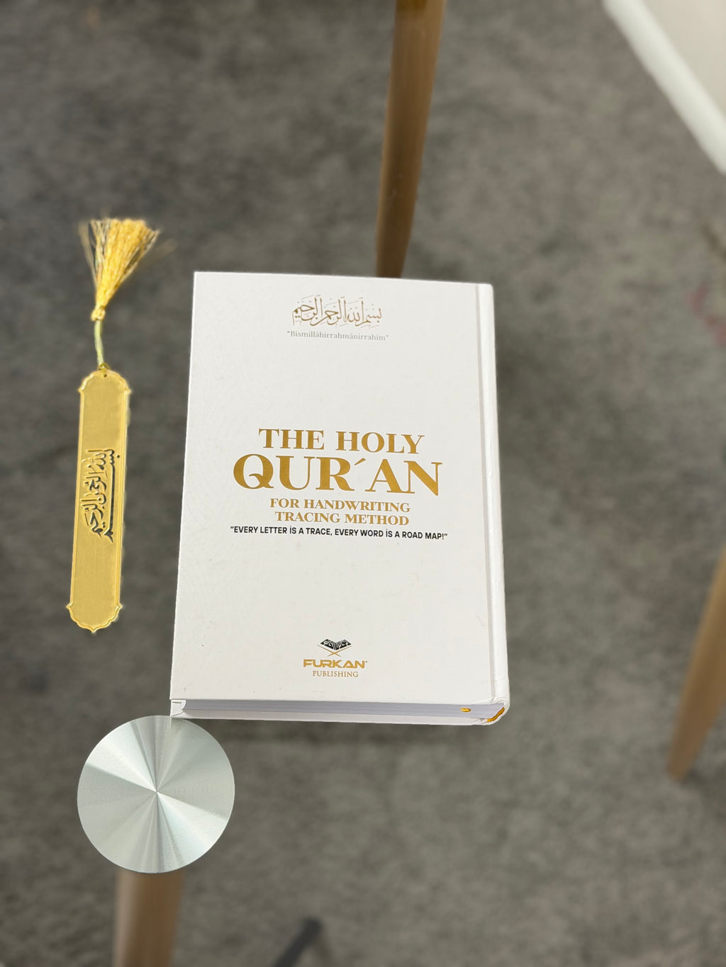 Traceable Quran white color