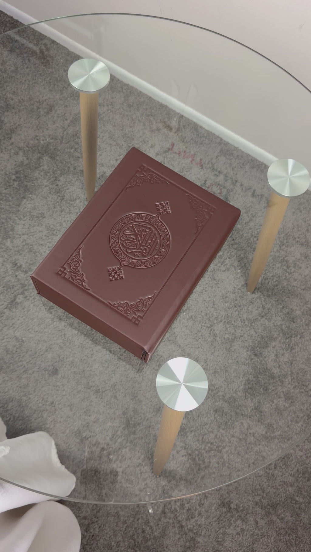 Premium Chocolate Brown Qur’an in Protective Gift Case