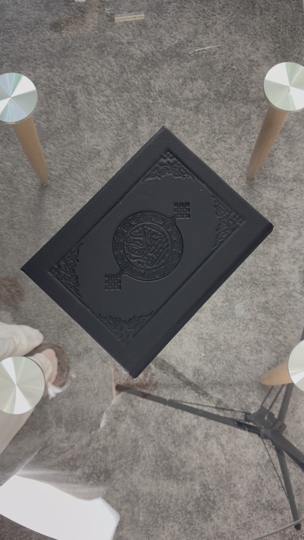 Black Quran in Premium Case – Timeless Elegance & Sacred Beauty