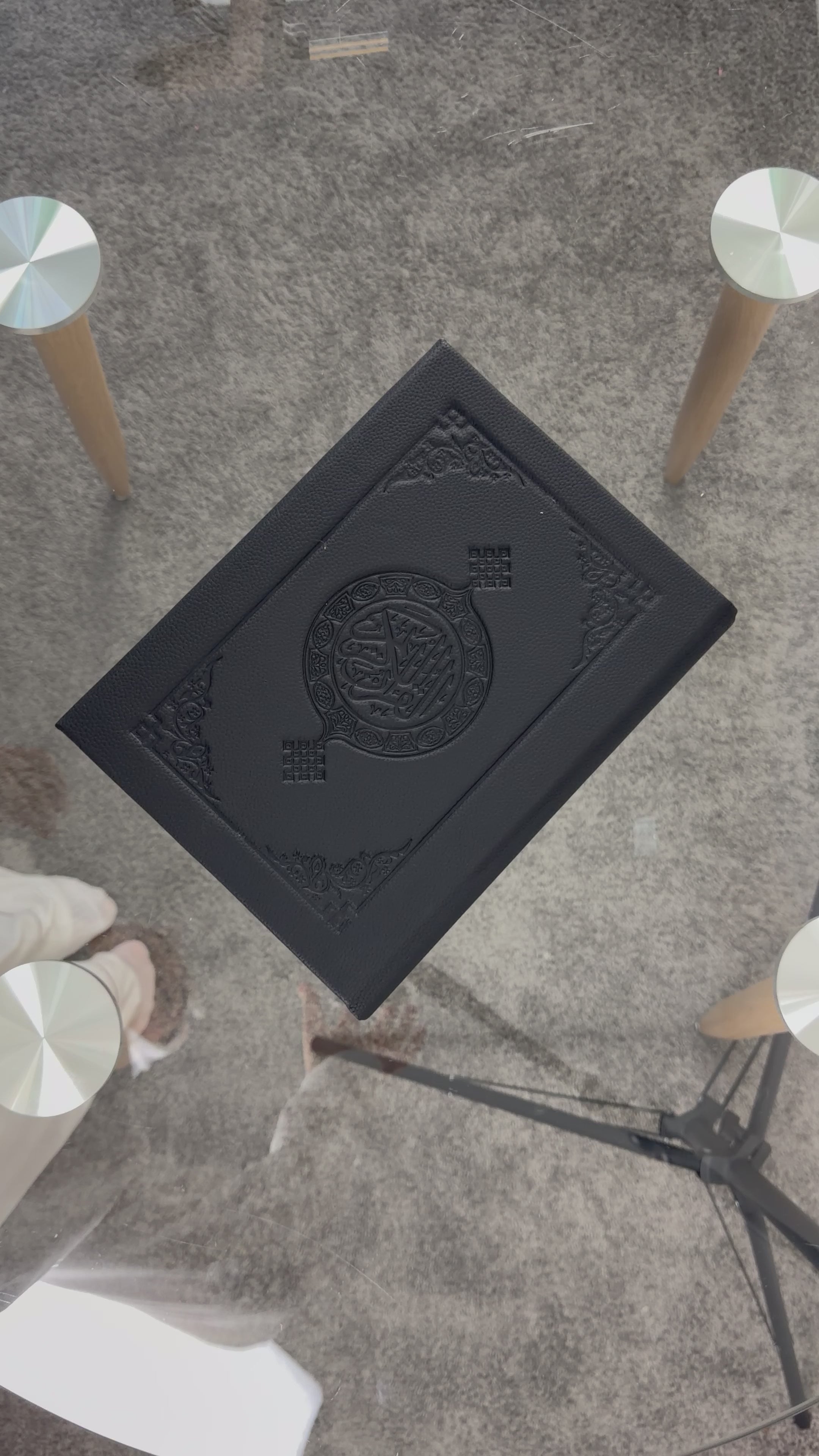 Black Quran in Premium Case – Timeless Elegance & Sacred Beauty
